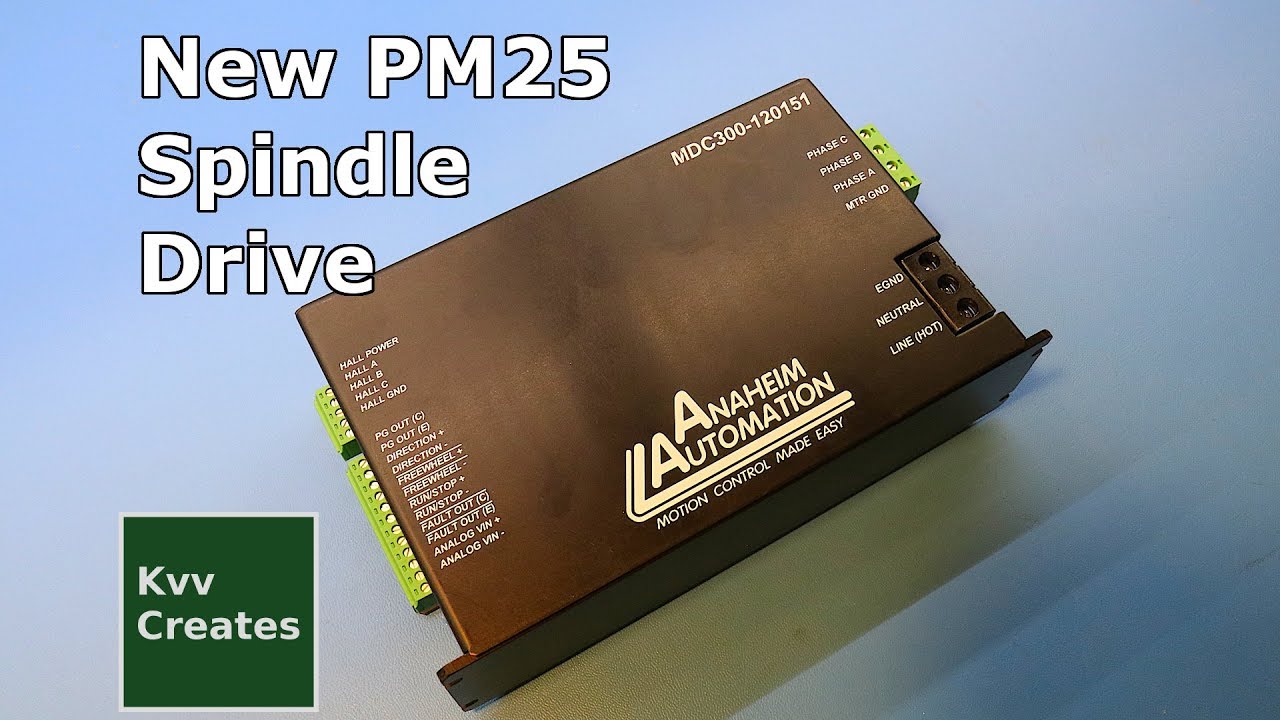 PM25 BLDC spindle drive replacement from Anaheim Automation