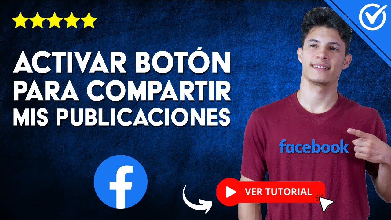 C&oacute;mo ACTIVAR el BOT&Oacute;N de FACEBOOK para que Puedan COMPARTIR mis PUBLICACIONES | 📱 Compartir 📱