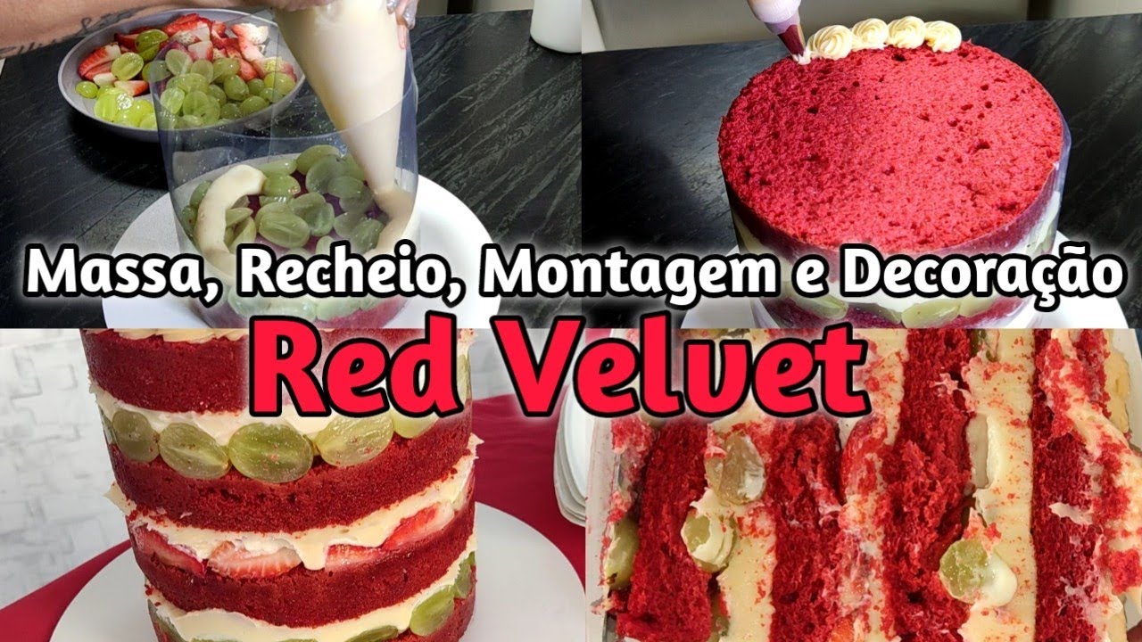 Massa, Recheio, Montagem e Decoração
