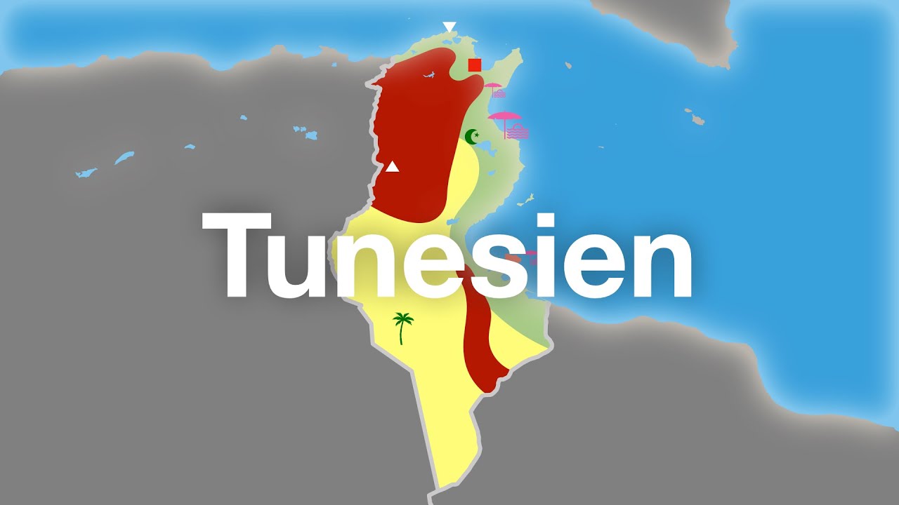 Tunesien - Geografie, Bevölkerung, Wirtschaft