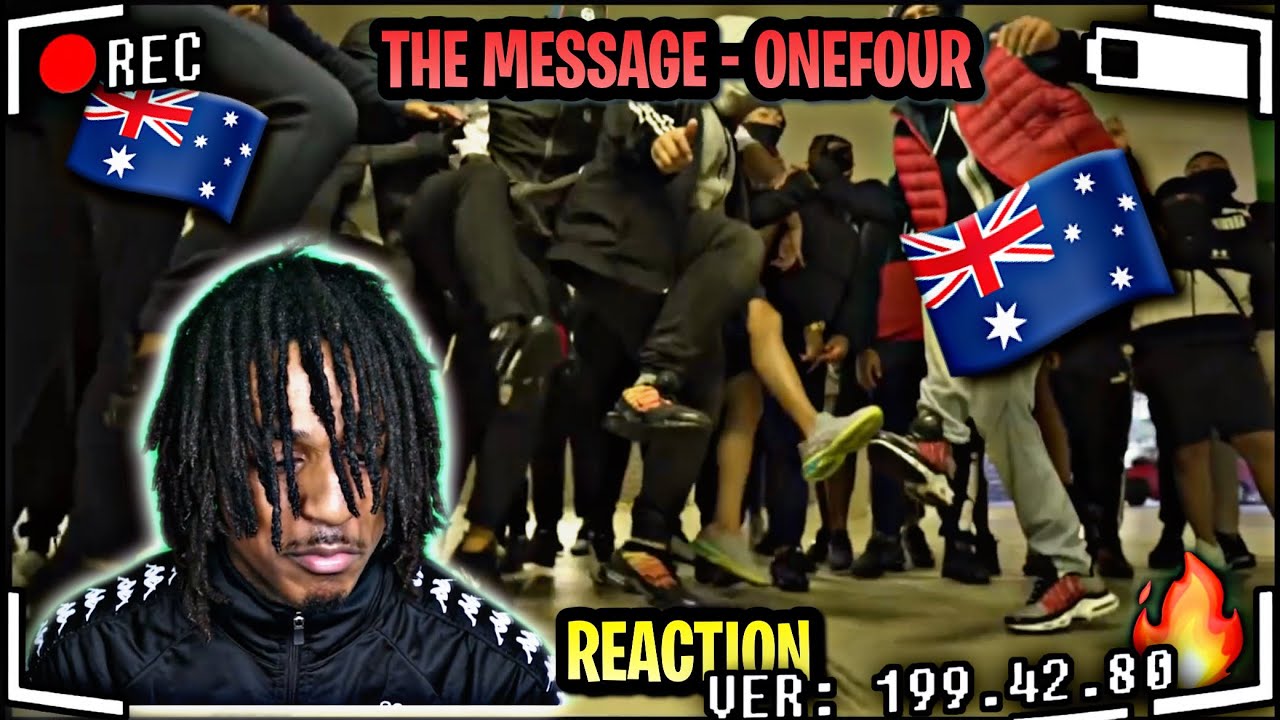 AMERICAN REACTS TO: The Message - ONEFOUR | Australian Drill🇦🇺🔥