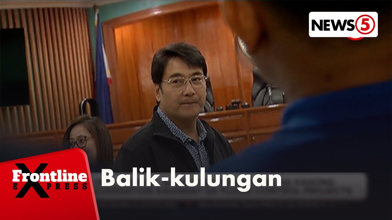 Ex-Sen. Bong Revilla, balik-kulungan dahil sa kasong malversation kaugnay ng flood control projects