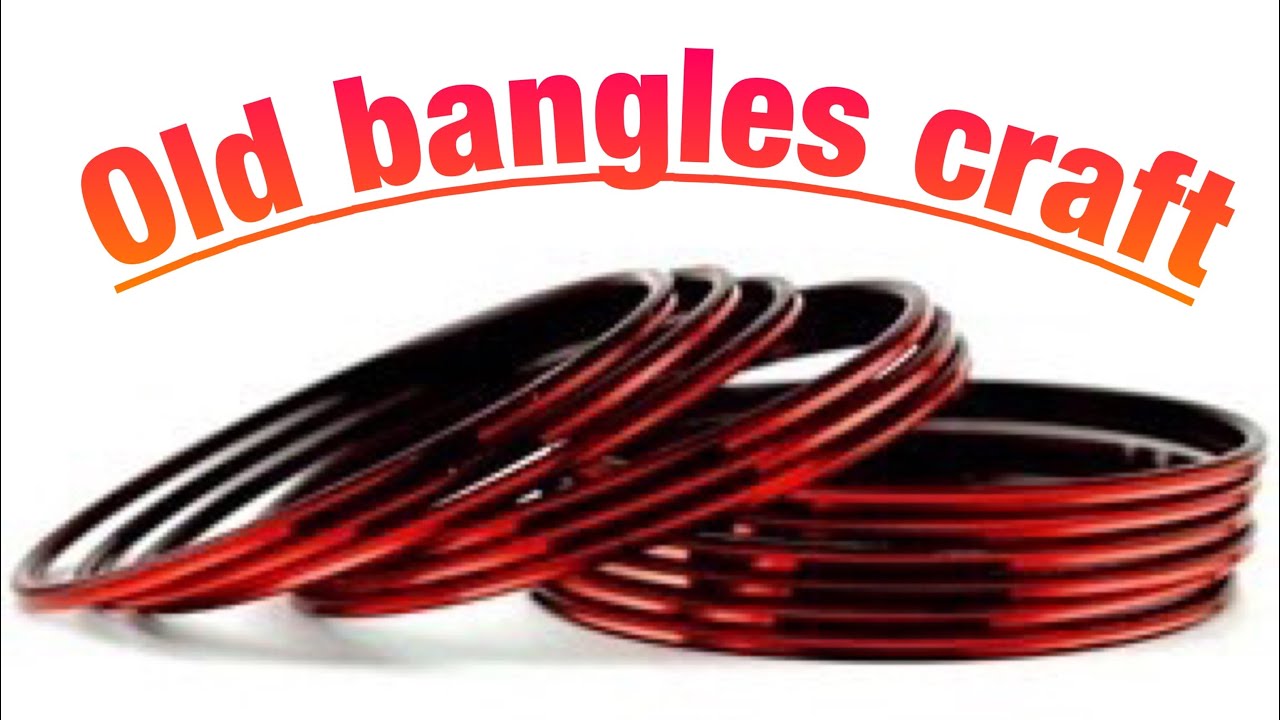 Bangle craft - Transform Old Bangles into Beautiful Home Decor - craft using bangles