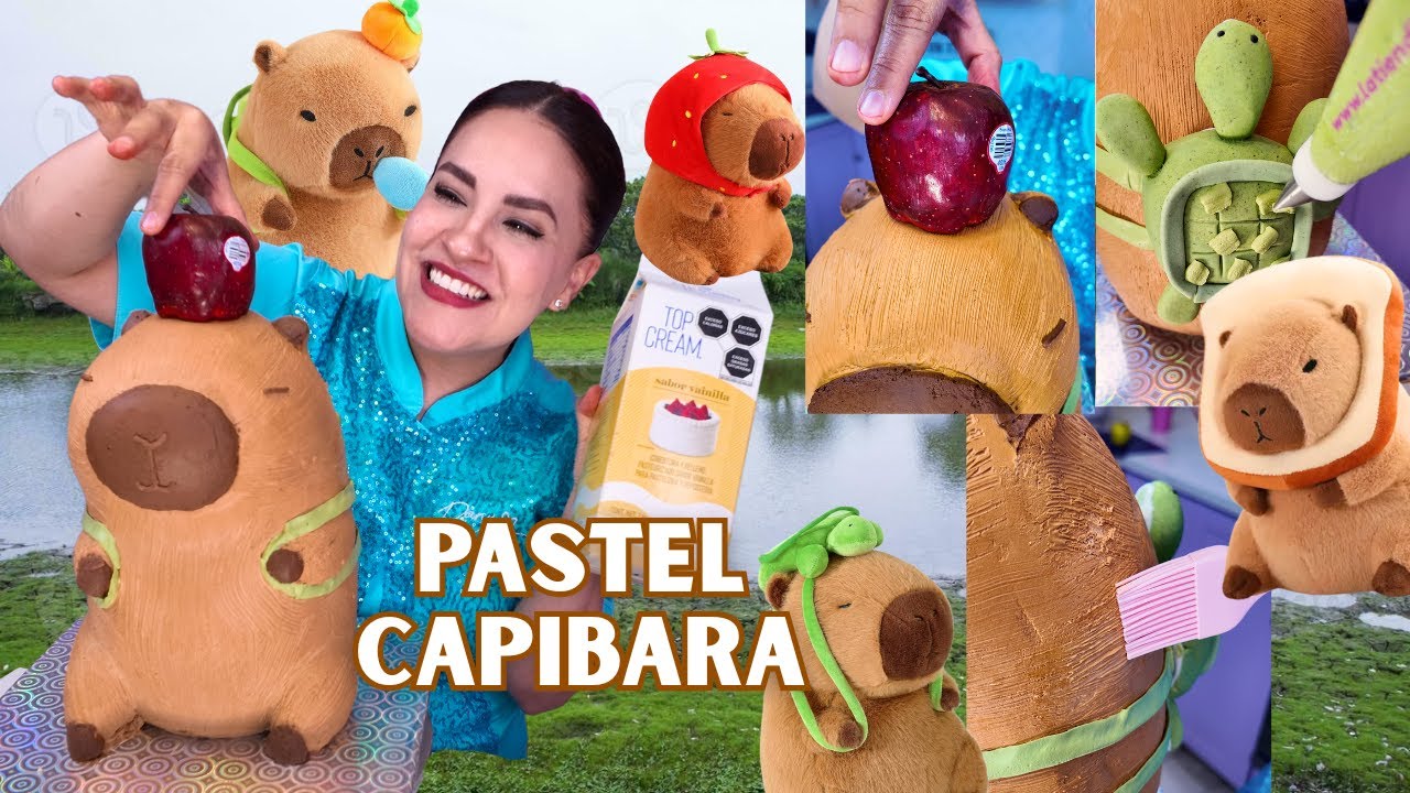 Capibara en Pastel!! 🍰💖