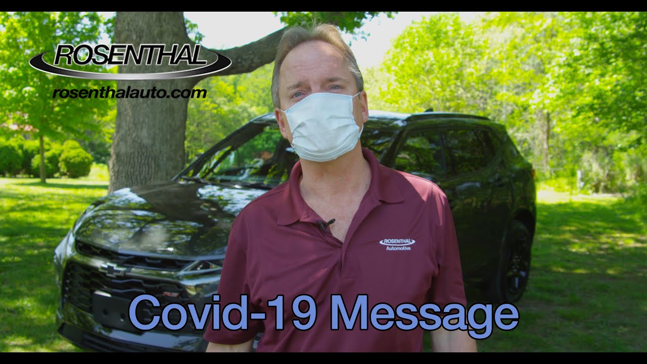 Rosenthal Automotive Covid-19 Message - We're Still Here For You!