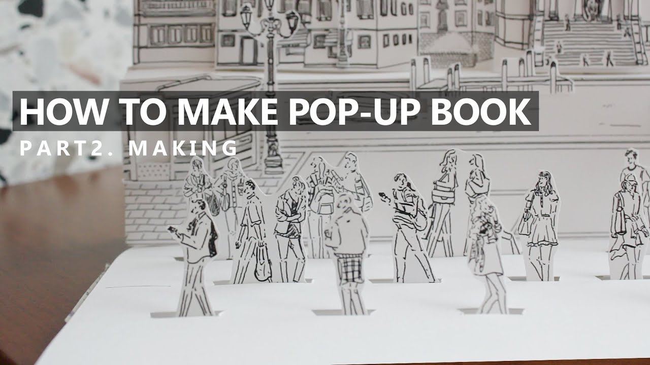 [Blangro] 팝업북을 어떻게 만들까? PART.2 (How to make POP-UP BOOK)