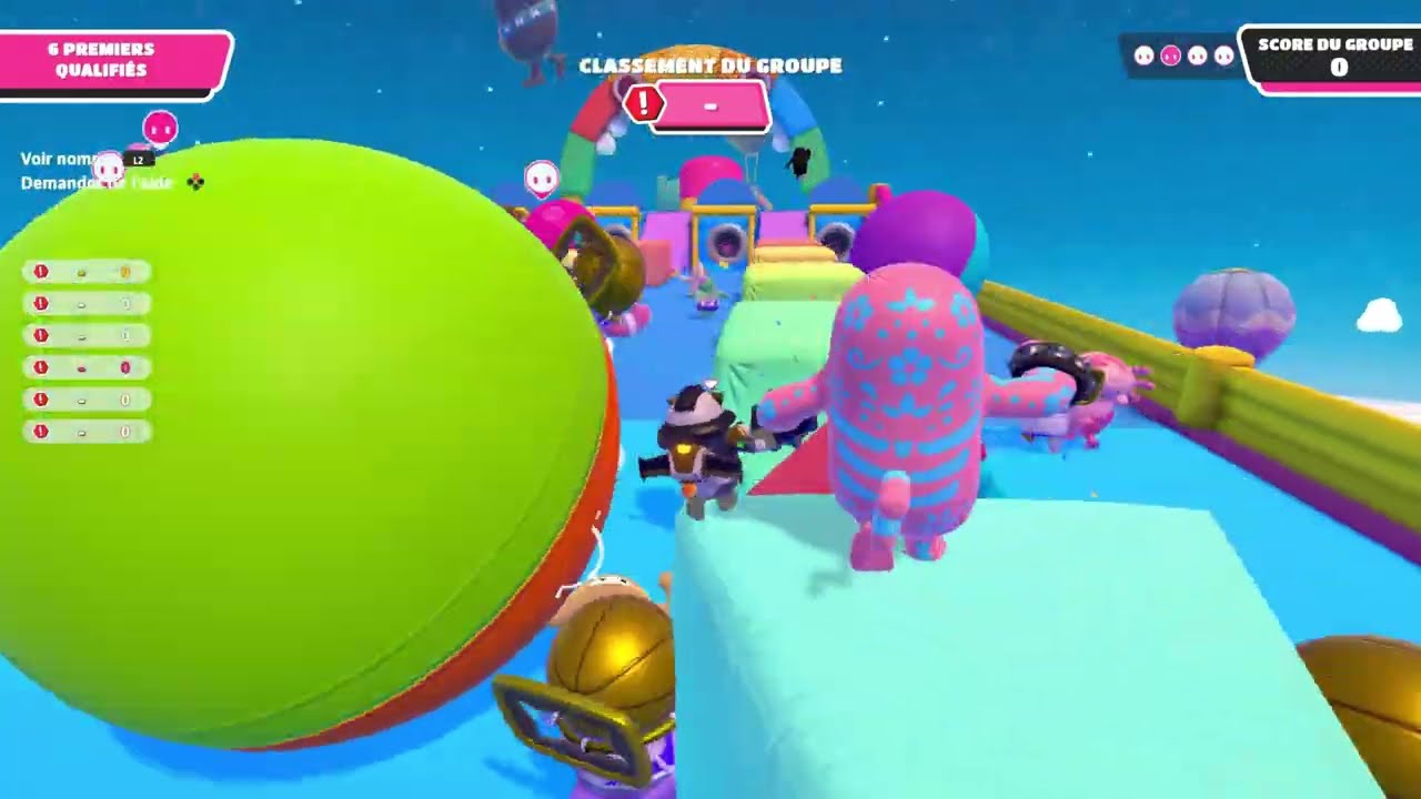 Découverte d'un jeux nommer Fall guys!!!! #fallguys