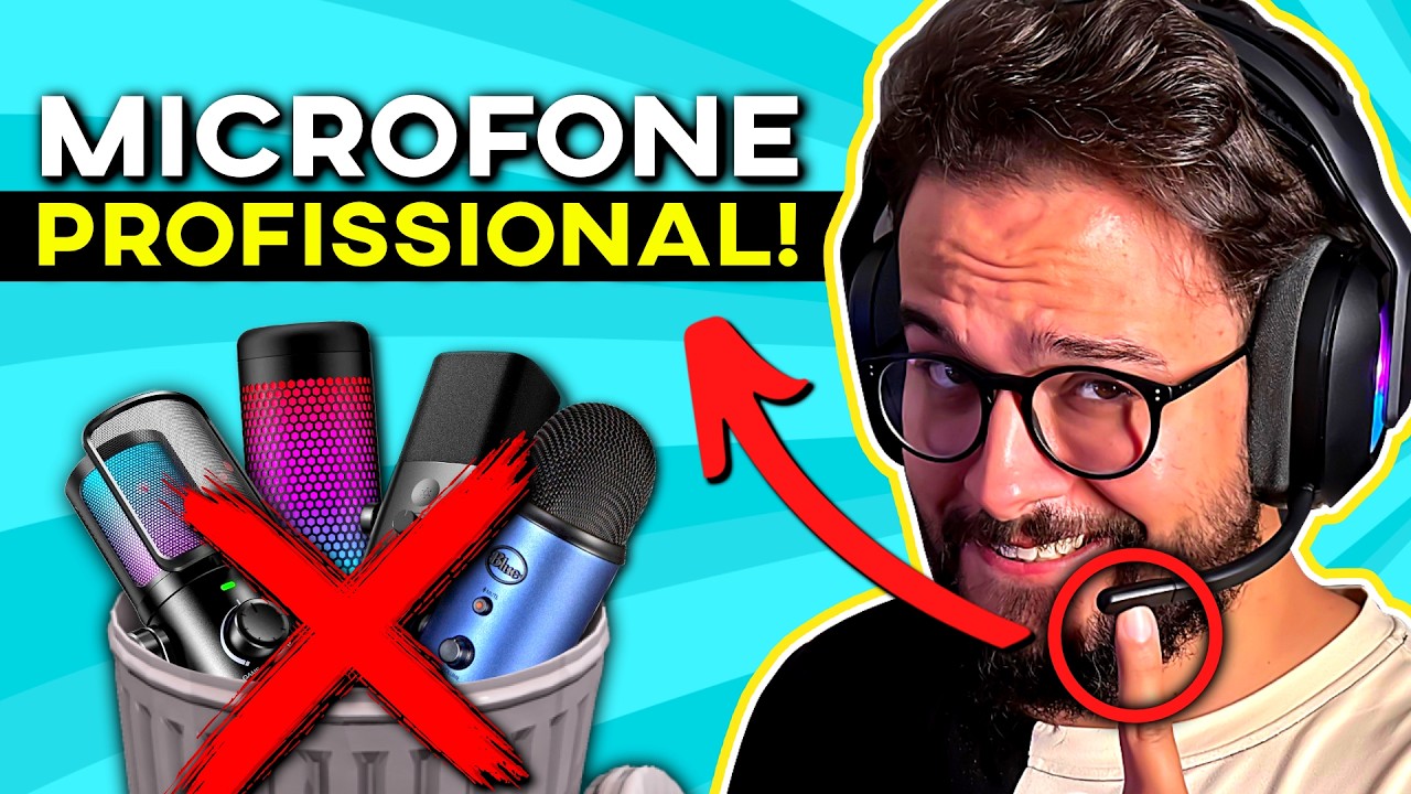 JOGUE FORA SEU MICROFONE… com esse HEADSET você não vai precisar dele