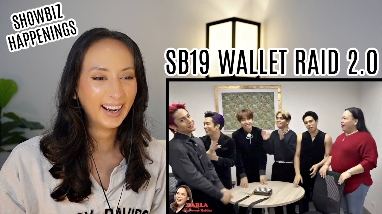 WALLET RAID 2.0 with SB19 | Darla Sauler REACTION