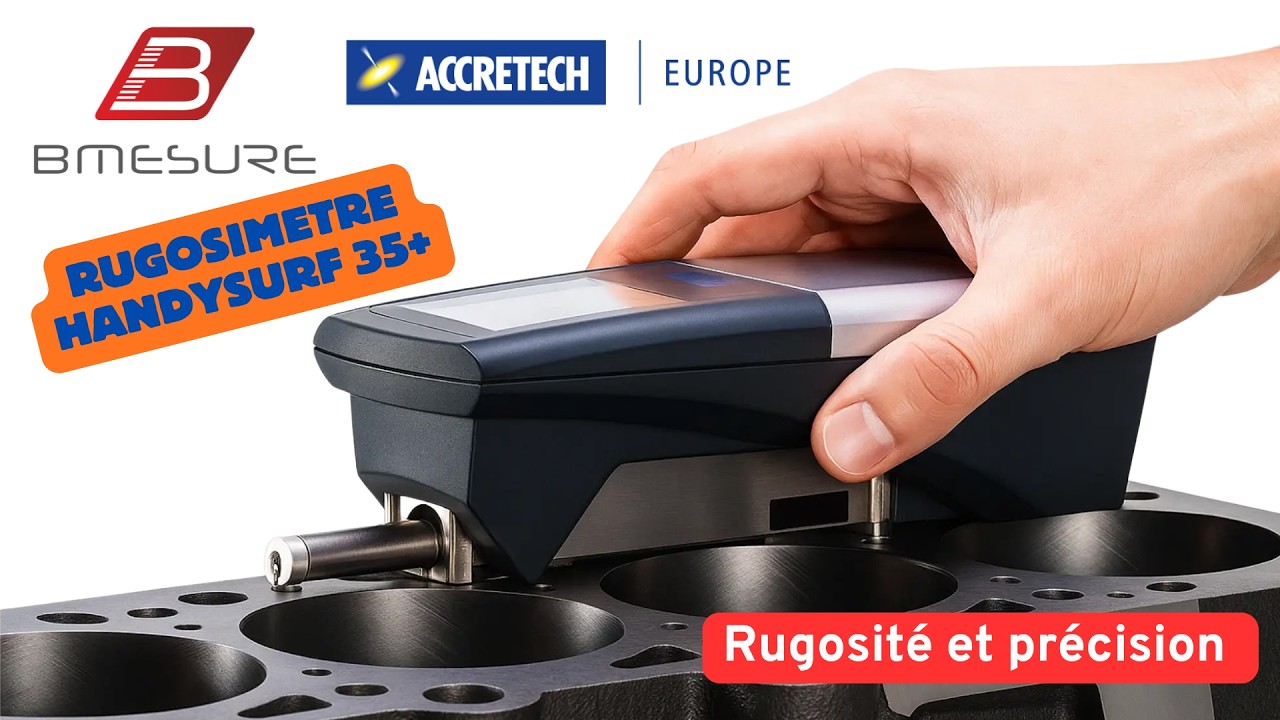 Utilisation du rugosimètre HANDYSURF+. Le rugosimètre ultime pour une mesure de surface précise