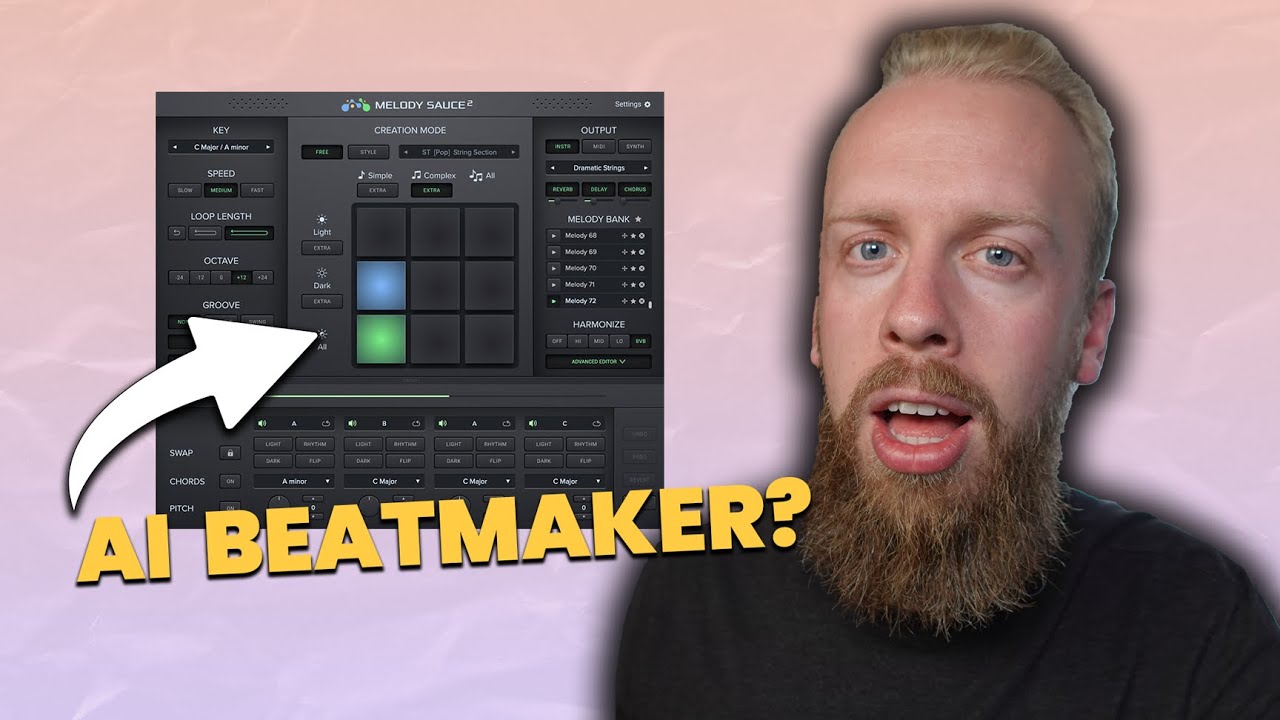 Создаёт ли плагин ИИ биты? | Melody Sauce 2 от Evabeat: демо/обзор