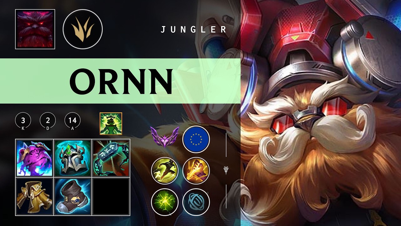 Ornn Jungle vs Dr. Mundo - EUW Master Patch 26.03