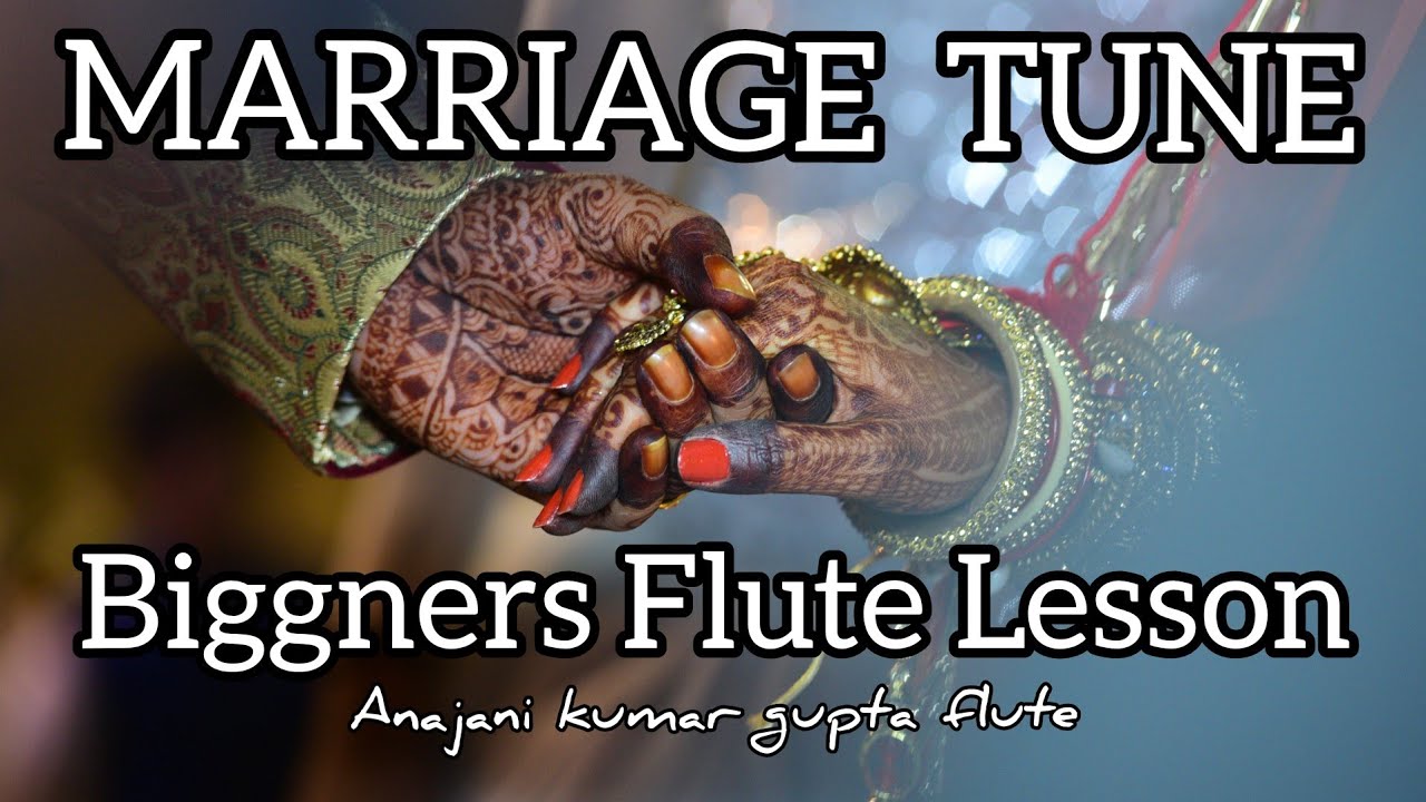 Marriage Tune | Malkounsh For Biggners Flute Players | Uncut | Flute Lesson | Anjani Flute