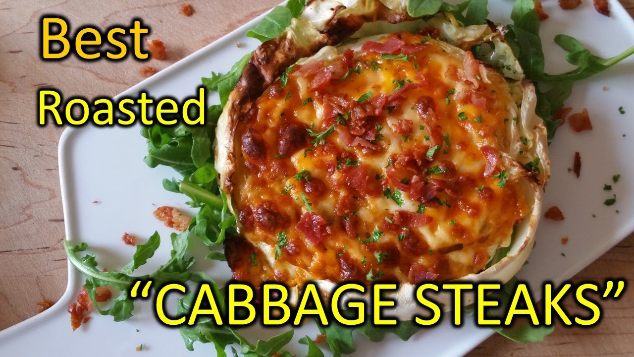 BEST ROASTED CABBAGE STEAKS + OVEN ROASTED + SIMPLE + FAST AND DELICIOUS 