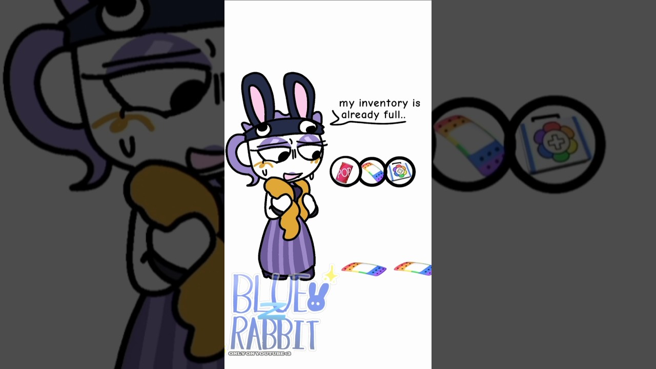 Solo run on Dandy's World Be like: #animation #dandysworld #meme #fyp #BlueRabbitZ #art #shorts
