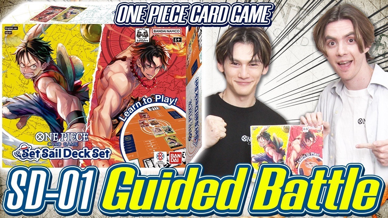 ONE PIECE CARD GAME Set Sail Deck Set [SD-01] Guided Battle