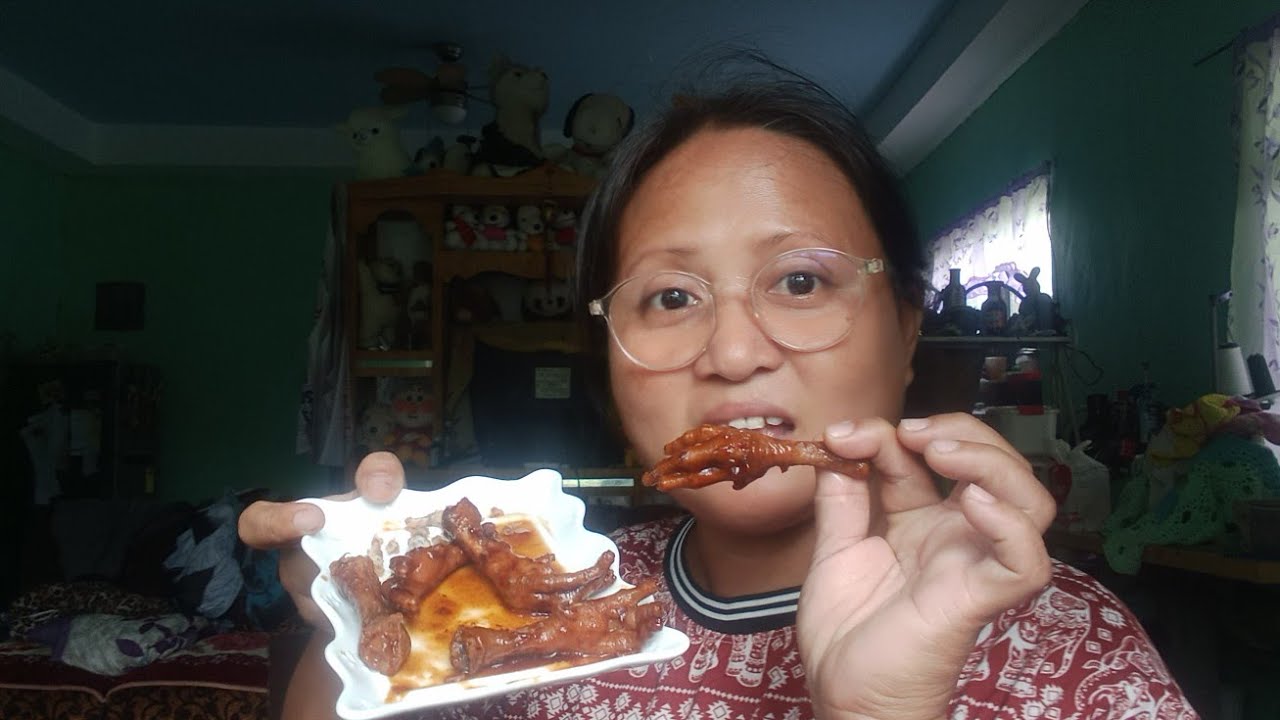 Masarap pala Kahit Tang juice dalandan flavor ang nilagay ko sa Chicken Feet #cooking #chickenfeet