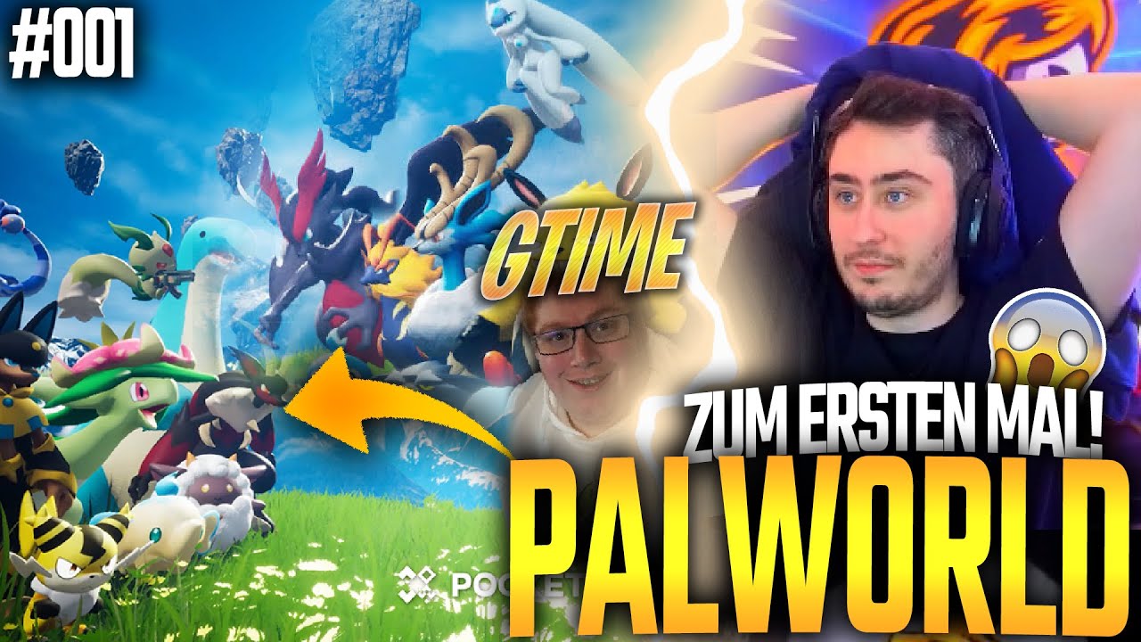 PALWORLD zum ERSTEN MAL mit GTIME🌱Repaz👑