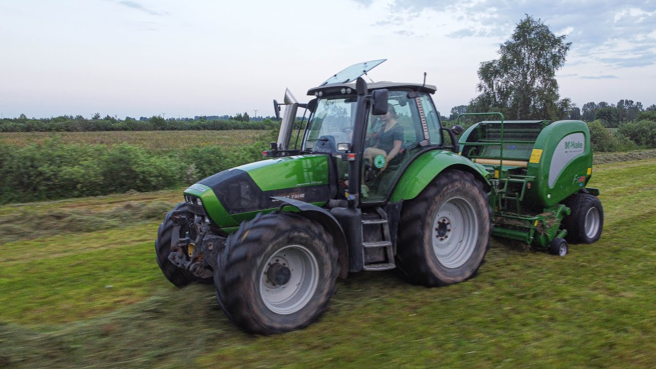 Sianokosy na Torfach 2024☆ 2 Pokos w Bele☆ Deutz Fahr, McHale, Zetor, Sipma