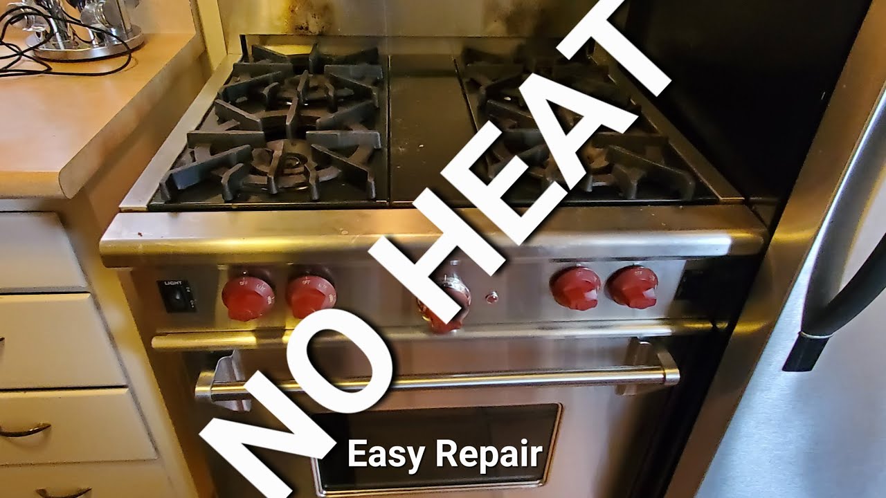 WOLF RANGE NO HEAT | REPLACE IGNITOR | AS30KI