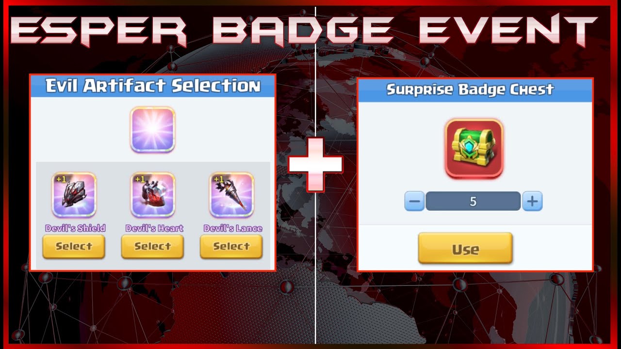 We open up the Esper Badge Chests! | Esper Badge + Wishing Room Event | Hero Clash Intel