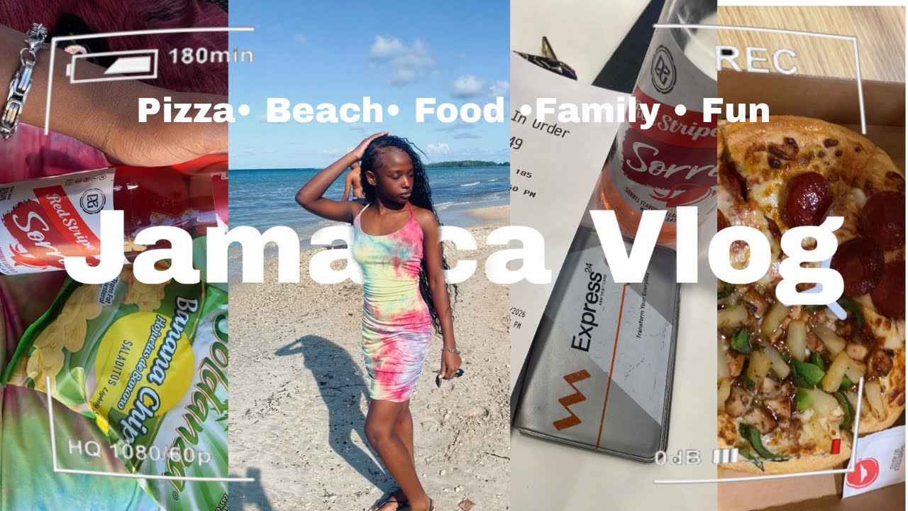 ЯМАЙСКИЙ ВИДЕОБЛОГ 🇯🇲 Пляж и парк Маркуса Гарви • Пицца и т.д. 🌊🏖️Очи-Риос✨