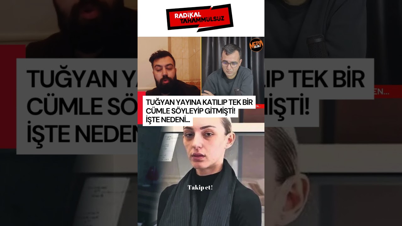 Tuğyan yayına katılıp tek bir c&uuml;mle s&ouml;yleyip gitmişti! İşte nedeni&hellip;