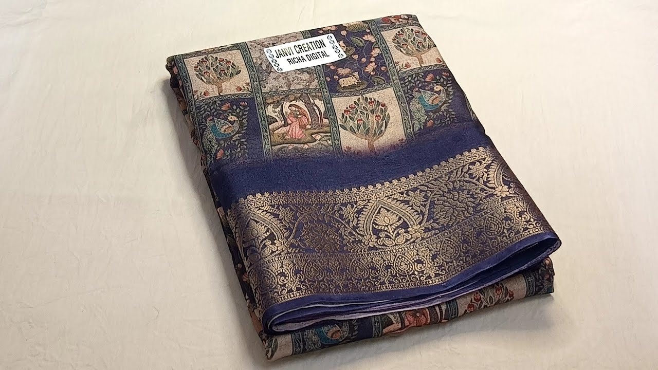 Праздничные сари из жоржета цвета зефира. Цена: 840 рупий / WhatsApp: 9618889505