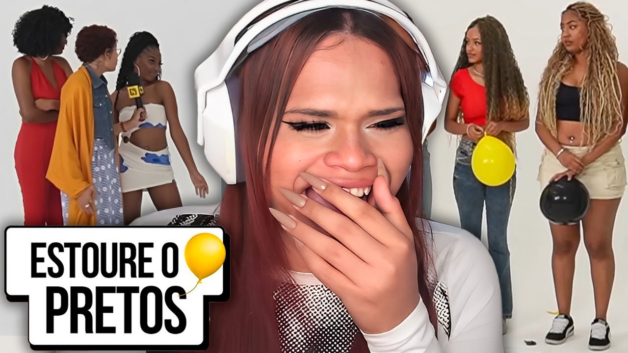 mdmDaiane reagindo ESTOURE O BALÃO | PRETOS 🤎