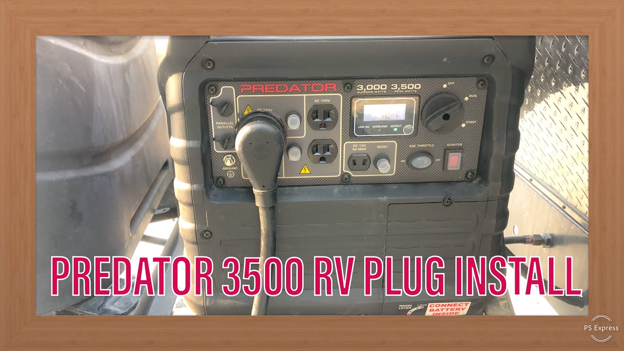 Harbor Freight Predator 3500 Watt Inverter Generator  RV Outlet Modification