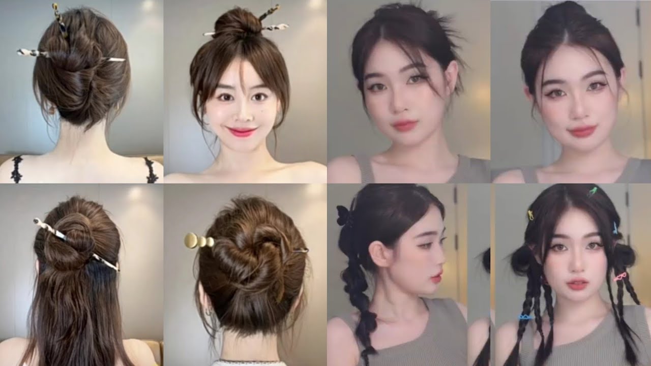 Cute & Easy Hairstyle Tutorial💙Best Hairstyles+Braid Hairstyles