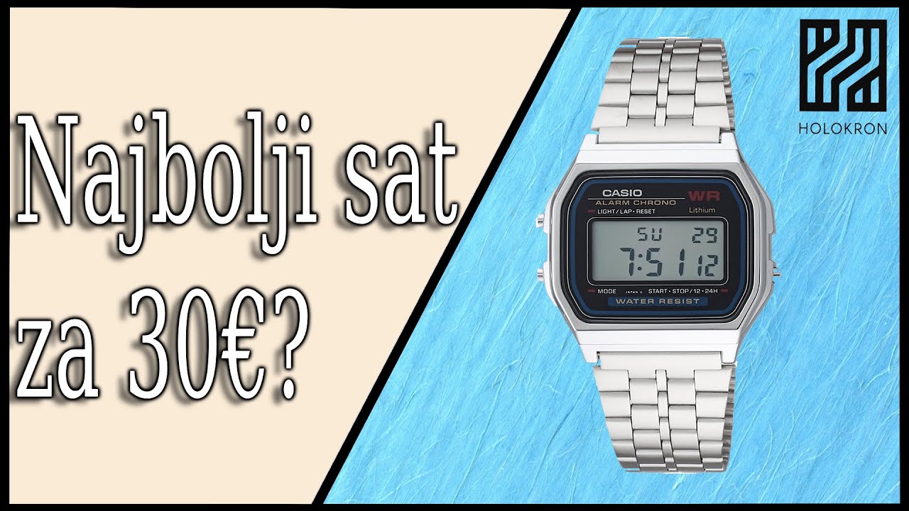 ⌚Casio A159W - da li je ovo najbolji sat za 30&euro;? Otpakivanje i recenzija (4K)⌚