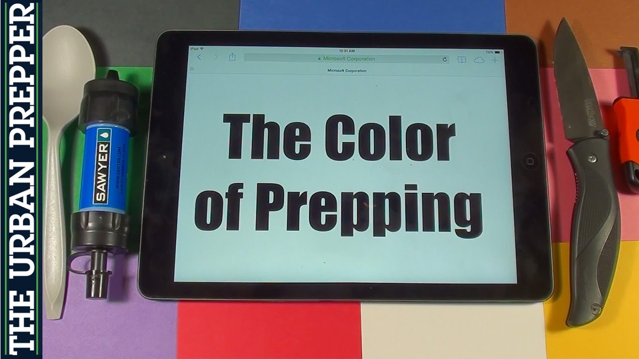 The Color of Prepping by TheUrbanPrepper