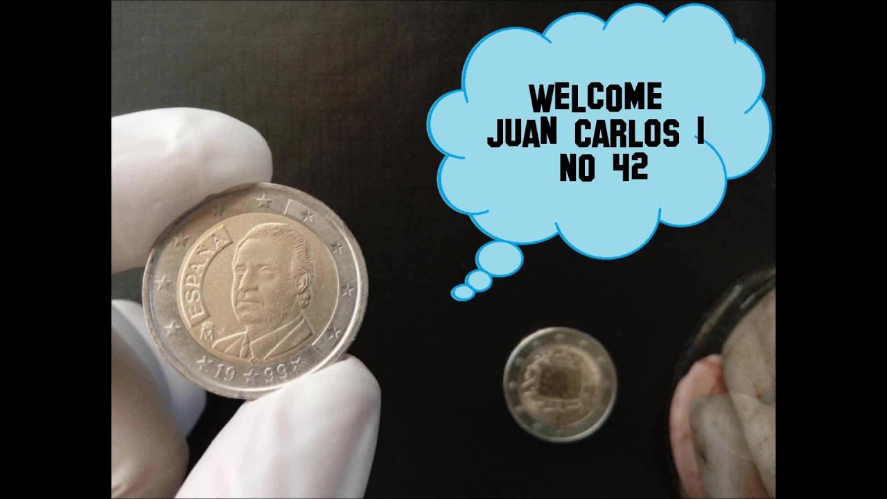 2 Euro Mint error coin from Spain 1999 - Juan Carlos I .(No42).BiMetallic Coin channel.