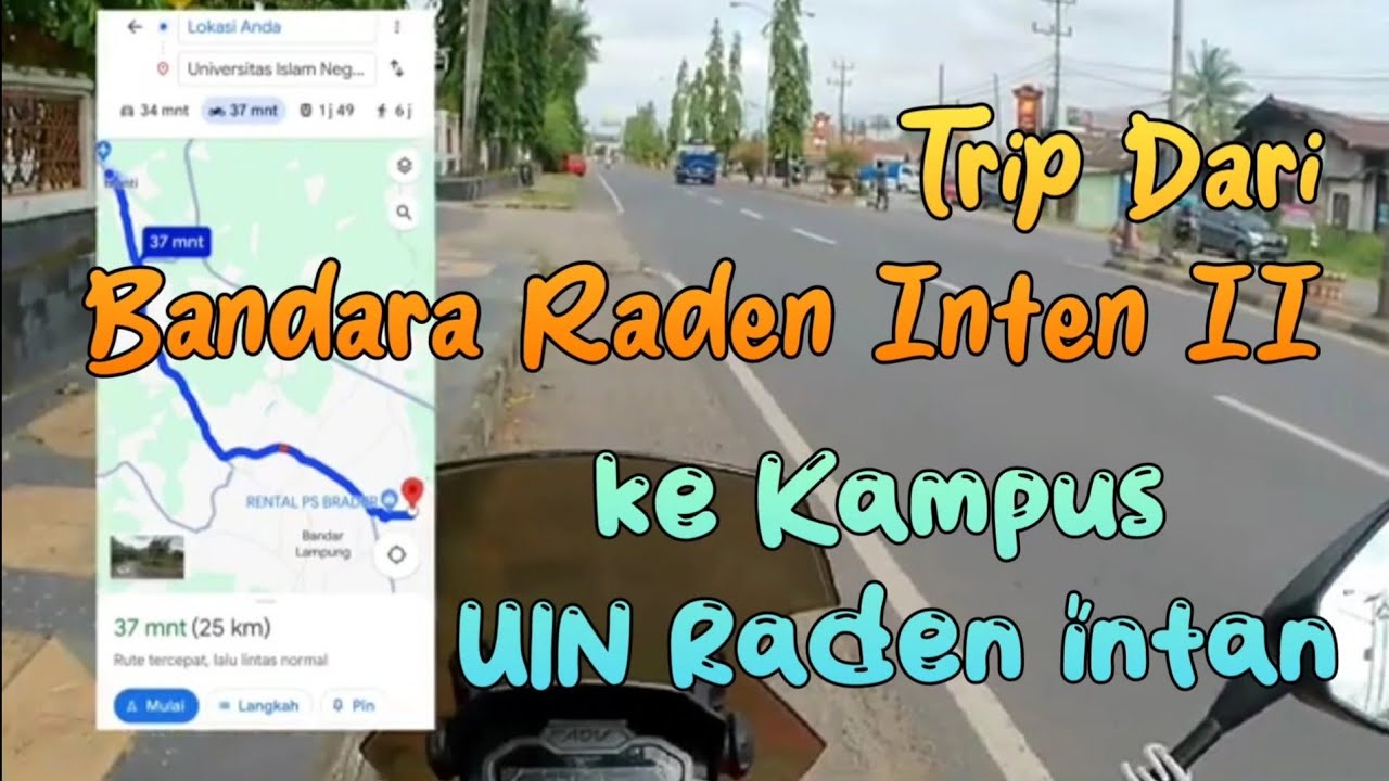 Bandara Raden Intan II - Kampus UIN (universitas Islam Negeri) Raden intan Lampung