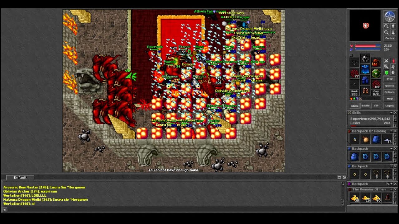 Tibia - Mateusz Dragon Wielki x Ferumbras II (8.1 2008 Harmonia)