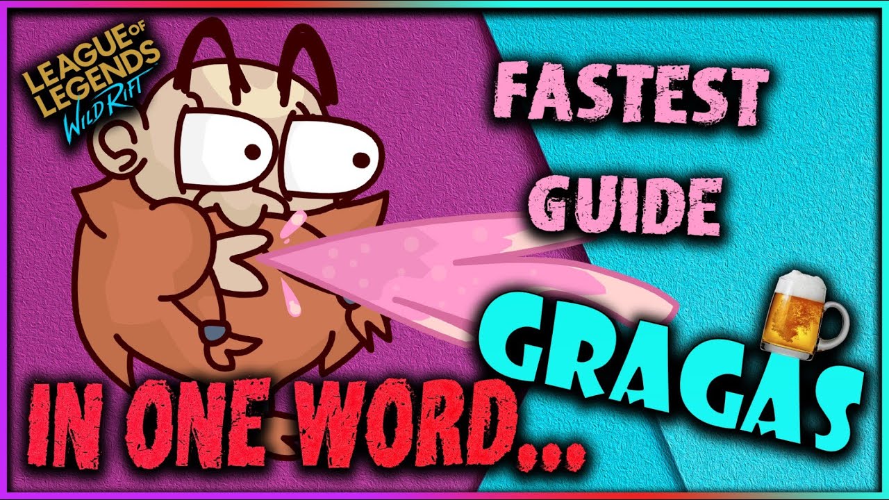 Gragas Wild Rift FASTEST GUIDE + MONTAGE/FACTS ONLY!/League of Legends: Wild Rift
