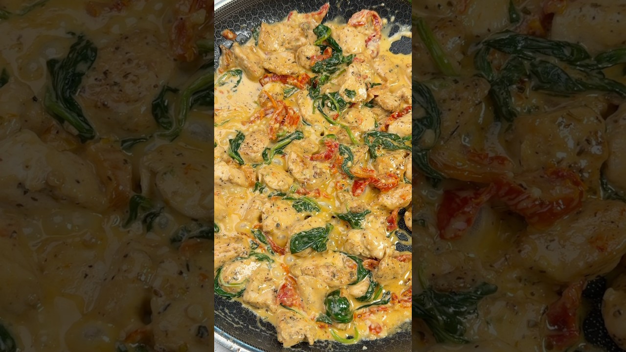 This Tuscan Chicken Is Alfredo Upgraded 🔥 