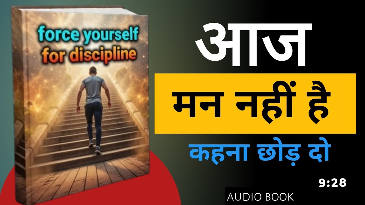 Force yourself for discipline | आज मन नहीं है कहना छोड़ दो | #audiobook #mindset #motivation 