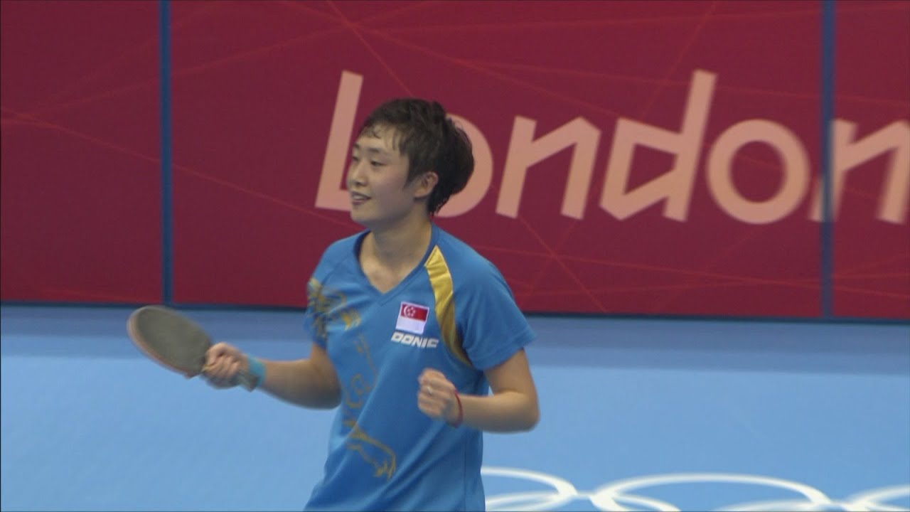 Feng (SIN) v Kim (KOR) Full Women's Table Tennis Quarter-Final Replay - London 2012 Olympics