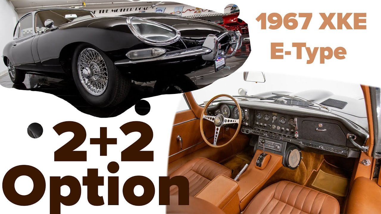 Rare 2+2 Option on this 1967 Jaguar XKE Series I E-Type Coupe
