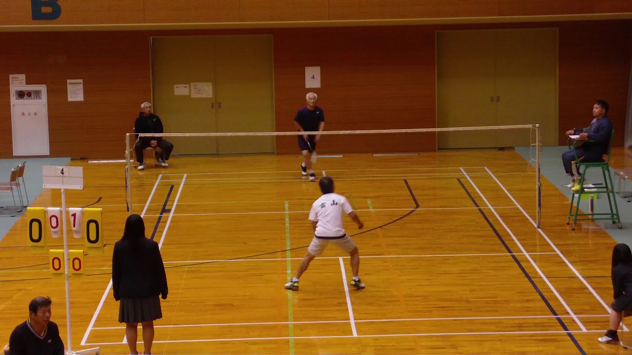 ２０１７年全日本シニアバドミントン大会　６５歳代男子シングルス２回戦 2