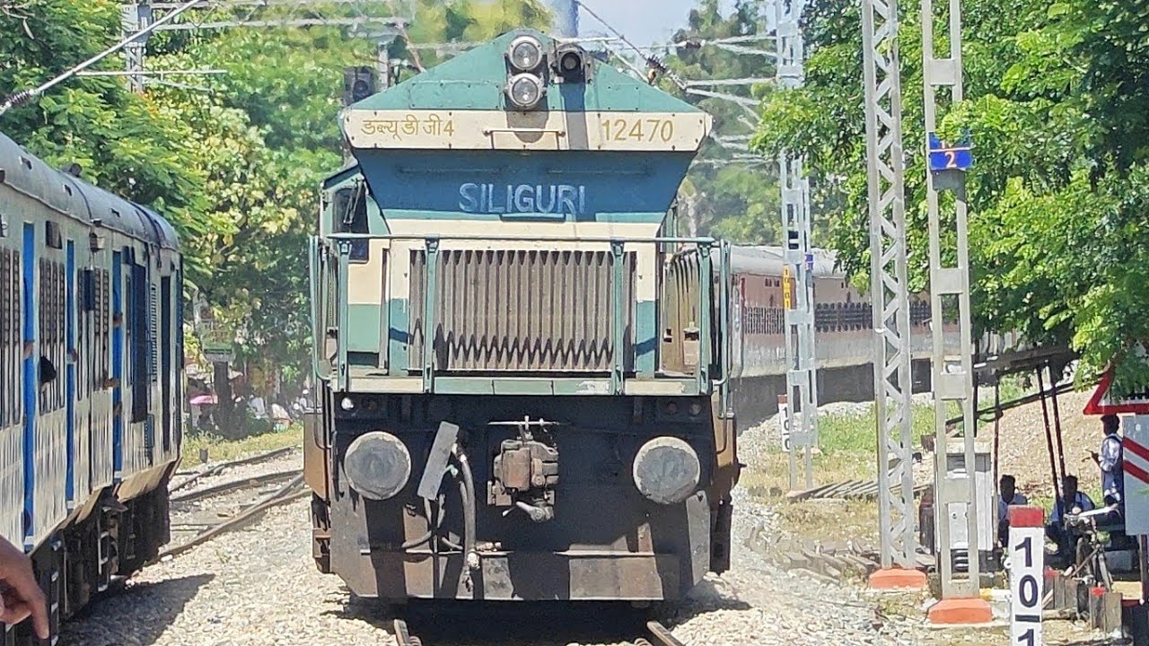 15903 DIBRUGARH CHANDIGARH EXPRESS RAMPAGE WITH SILIGURI WDG4 🔥🔥
