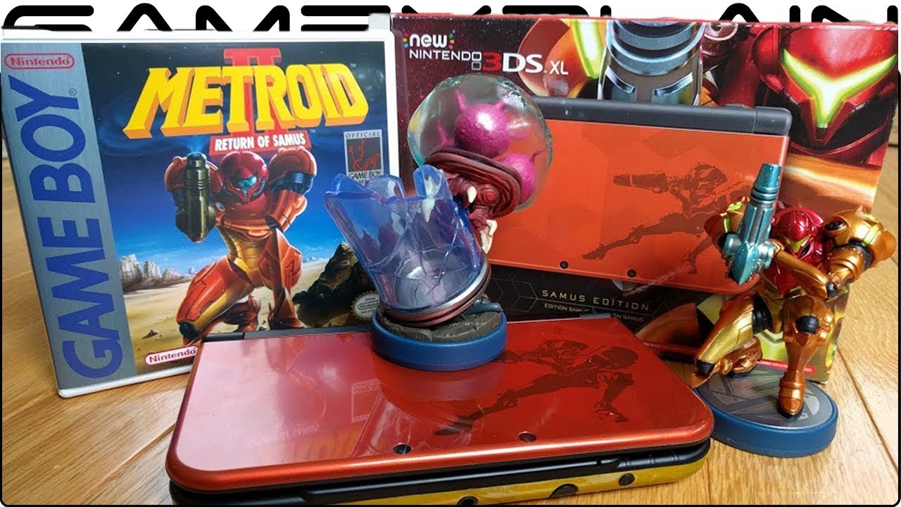 Samus Edition New 3DS XL UNBOXING + New Metroid amiibo + Samus Returns Special Edition
