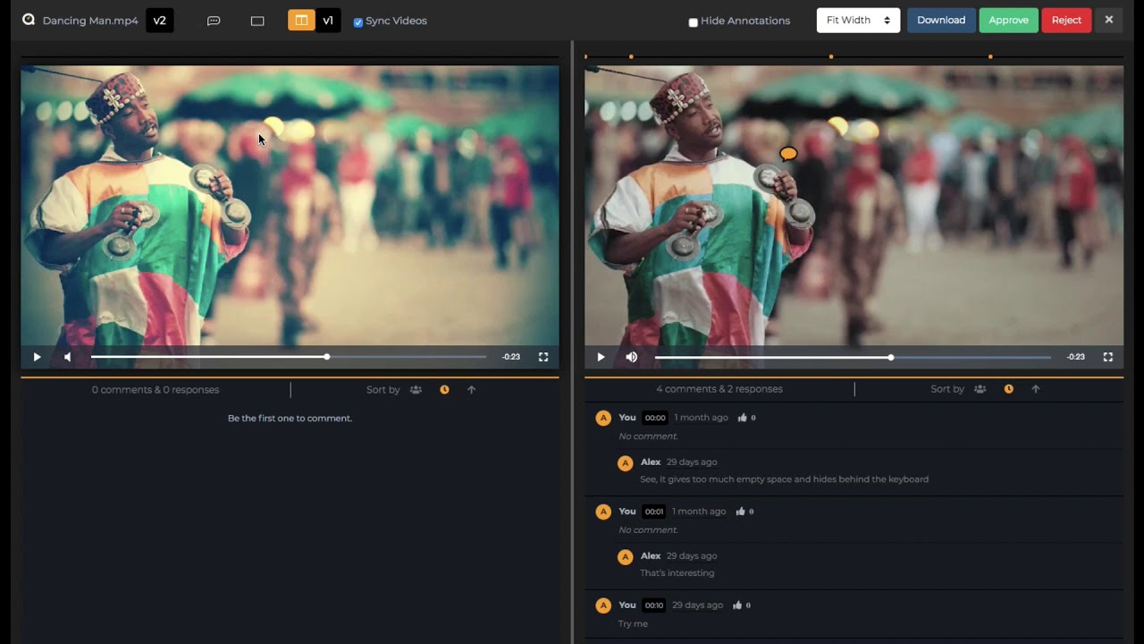 QuickReviewer: Video and PDF Version Compare