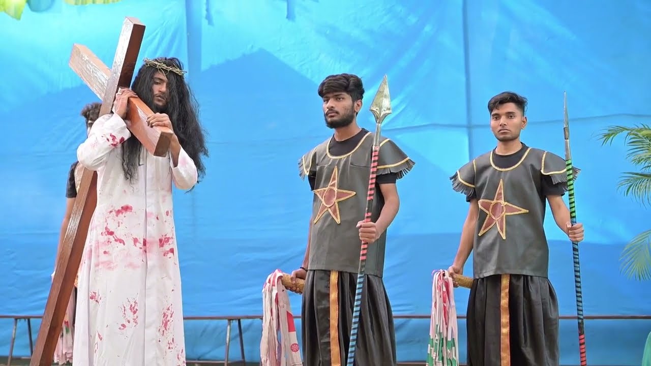ક્રુસના માર્ગની ભક્તિનું જીવંત પ્રસારણ Way of the cross સેટ ઝેવિયર્સ ચર્ચ ગામડી SFPY ગ્રુપ આયોજીત
