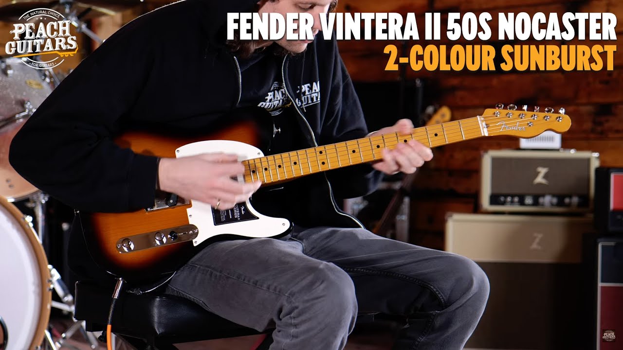 No Talking...Just Tones | Fender Vintera II 50s Nocaster | Maple - 2-Colour Sunburst