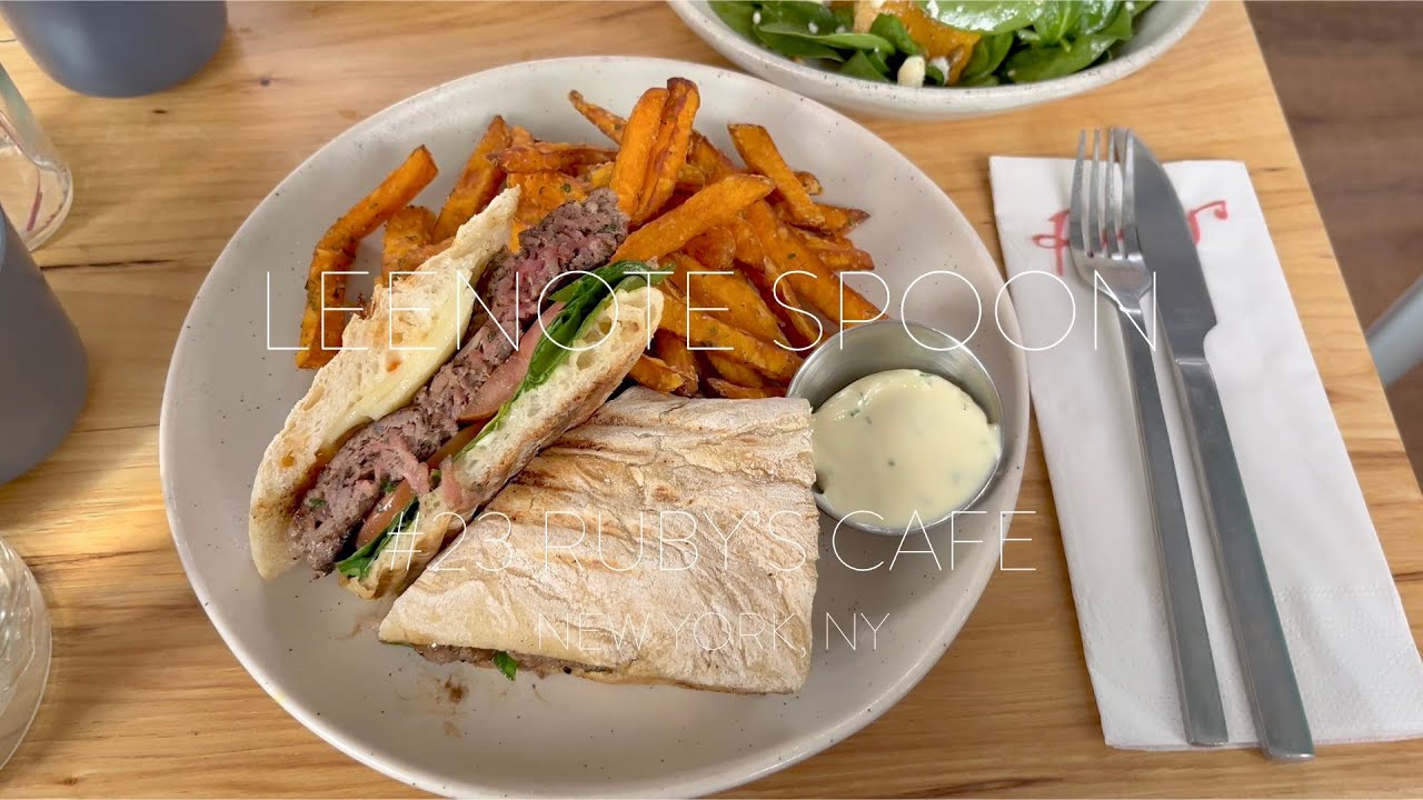 Leenote spoon #23 Ruby’s Cafe, Soho, NY | Australian Food Restaurant | Apple iPhone 13 mini | 4K