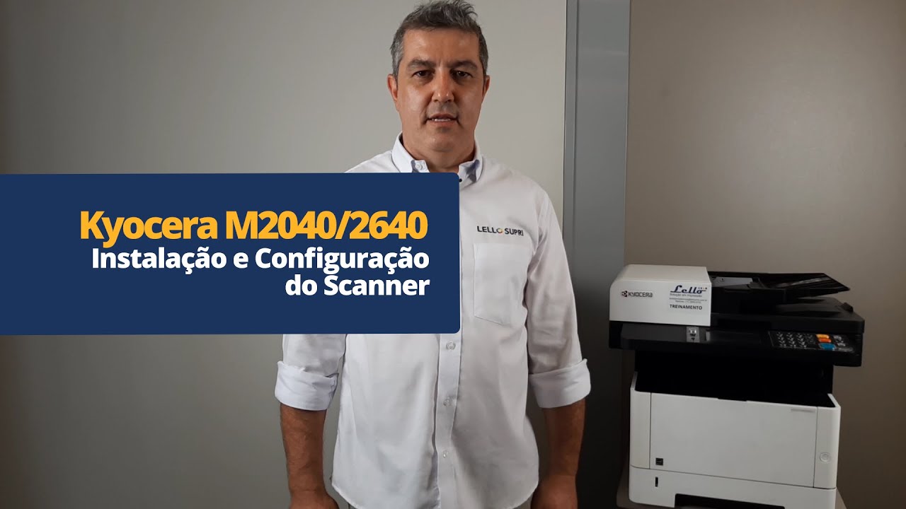 Instalação e Configuração do Scanner da Kyocerra M2040/2640