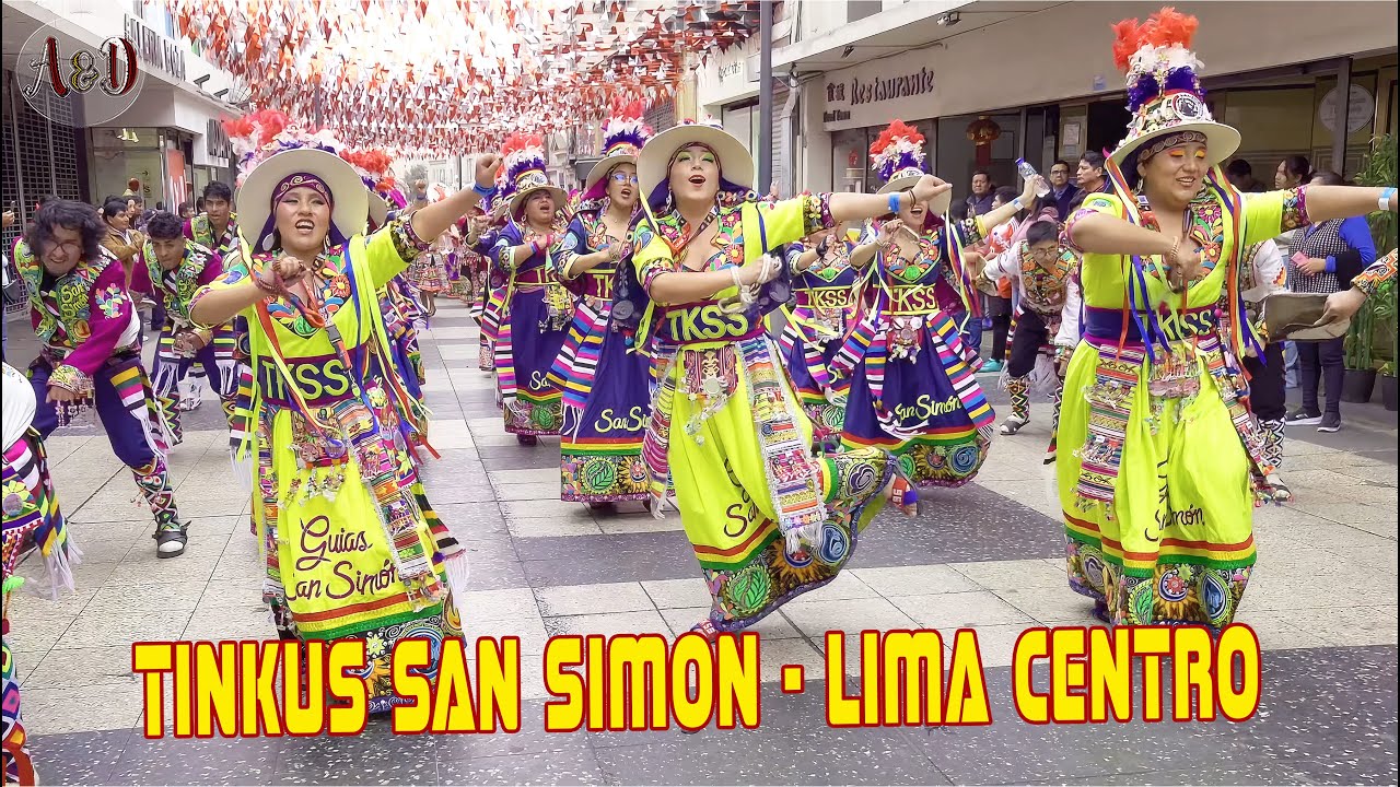TINKUS SAN SIMON LIMA CENTRO al son de la Banda Star Puno Perú | Pasacalle por Virgen de Copacabana